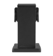 Ontario 230V 20cm Garden Post with 2 Outlets, Black | LVT