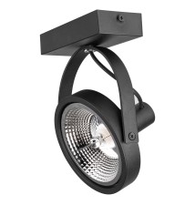 AR111 LED Leon Adjustable Wall Sconce x1, Black | LVT