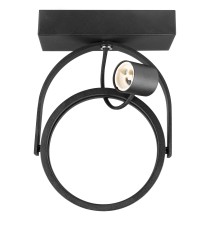 AR111 LED Leon Adjustable Wall Sconce x1, Black | LVT