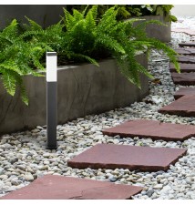 Lampa ogrodowa LED E27 Havana 6x6 65cm czarna | LVT