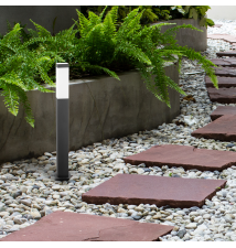 Lampa ogrodowa LED E27 Havana 6x6 65cm czarna