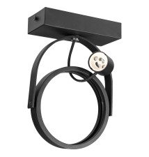 AR111 LED Leon Adjustable Wall Sconce x1, Black | LVT