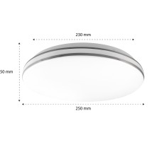 Kiro LED Ceiling Light 18W 4000K | LVT