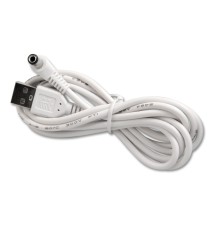 Lampa ogrodowa LED kula RGB 30cm biała solarna