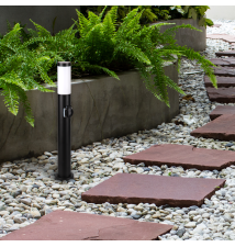 Lampa ogrodowa LED E27 Manila gniazdo 65cm czarna