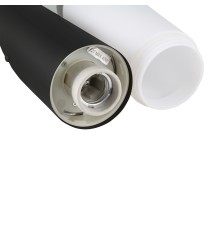 Lampa ogrodowa LED E27 Sora naścienna czarna