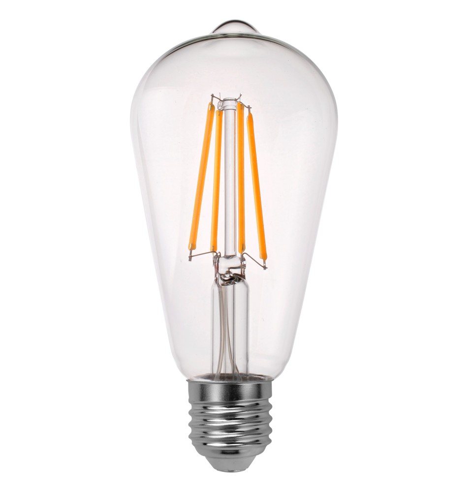 E27 Filament ST64 LED Bulb, 2700K, 10W | LVT