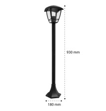 Lampa ogrodowa LED E27 Niko stojąca 93cm