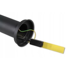 Lampa ogrodowa LED E27 Manila czujnik 65cm czarna