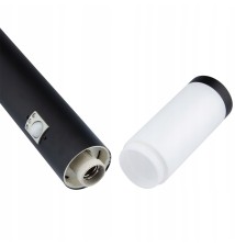 Lampa ogrodowa LED E27 Manila czujnik 65cm czarna