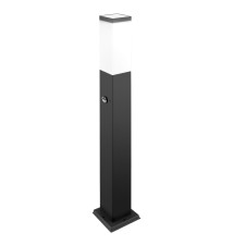 Lampa ogrodowa LED E27 Havana czujnik 65cm czarna | LVT