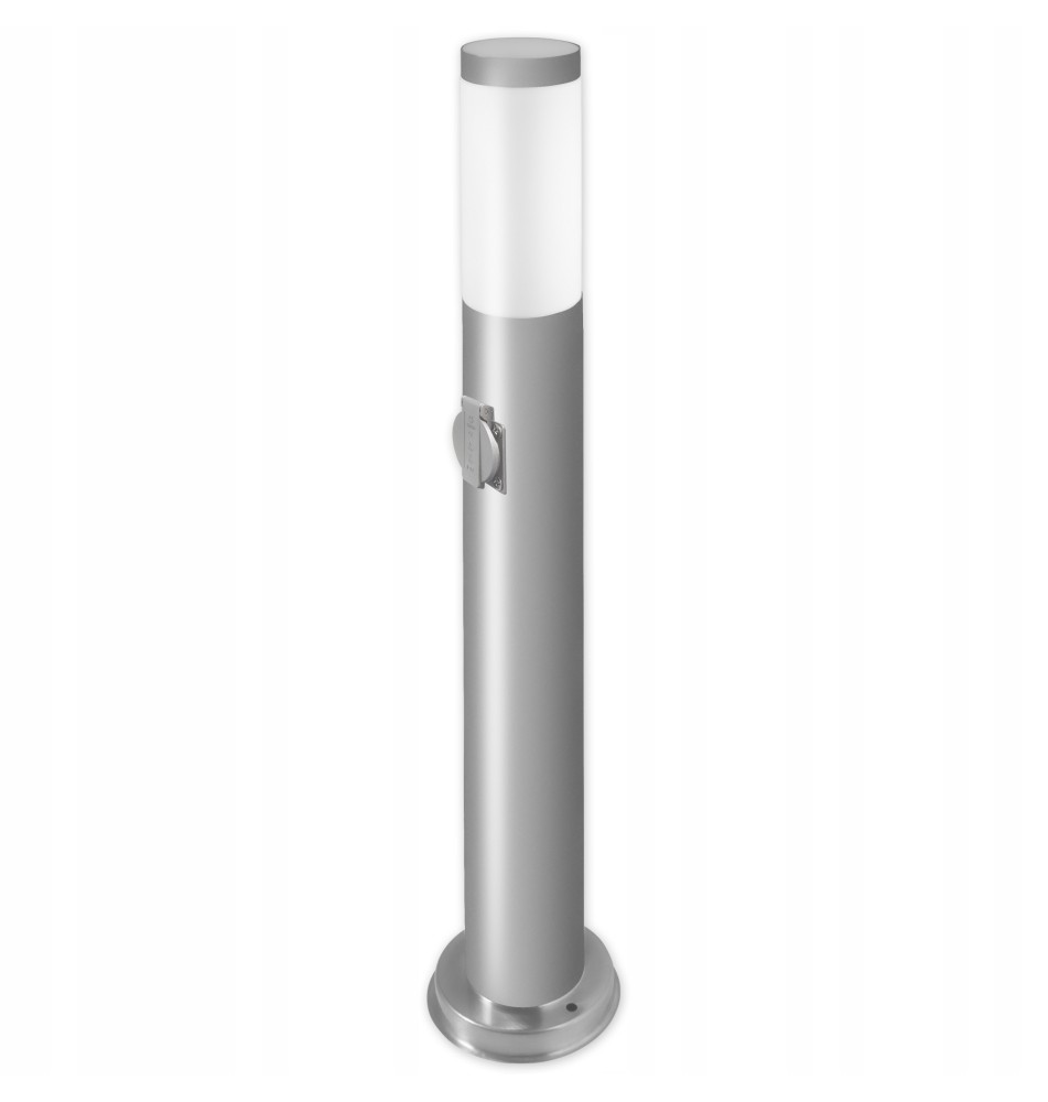 Lampa ogrodowa LED E27 Manila gniazdo 65cm srebrna | LVT