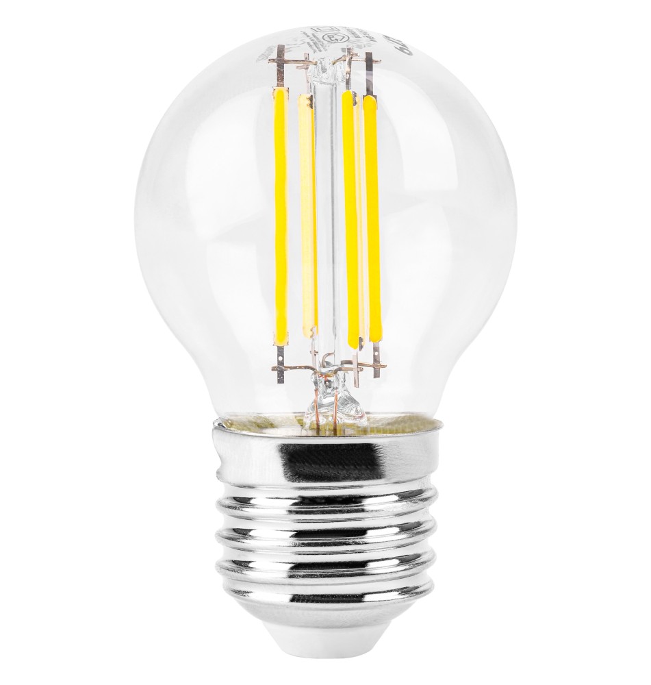 Żarówka LED E27 Filament G45 2700K 6W