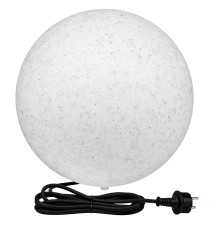Lampa ogrodowa LED kula E27 35cm kamienna