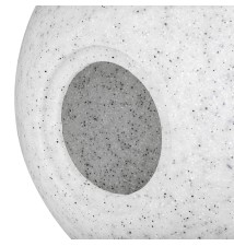 Lampa ogrodowa LED kula E27 35cm kamienna