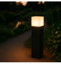 Lampa ogrodowa LED E27 Panama stojąca 32cm czarna | LVT