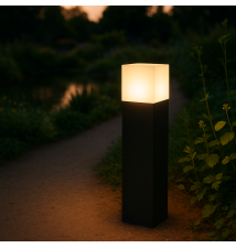 Lampa ogrodowa LED E27 Panama stojąca 32cm czarna