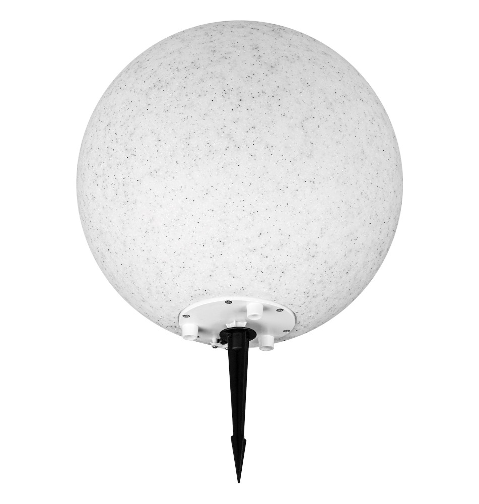 Lampa ogrodowa LED kula E27 30cm kamienna | LVT