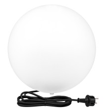 Lampa ogrodowa LED kula E27 35cm biała | LVT