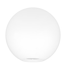 Lampa ogrodowa LED kula E27 35cm biała | LVT
