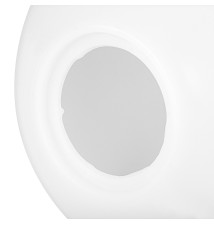 Lampa ogrodowa LED kula E27 35cm biała | LVT