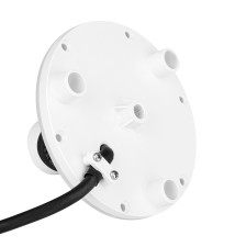 Lampa ogrodowa LED kula E27 35cm biała | LVT