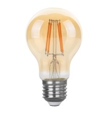 Żarówka LED E27 Filament 3-Dimm A60 2700K 6W Amber | LVT