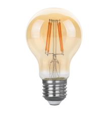 Żarówka LED E27 Filament 3-Dimm A60 2700K 6W Amber