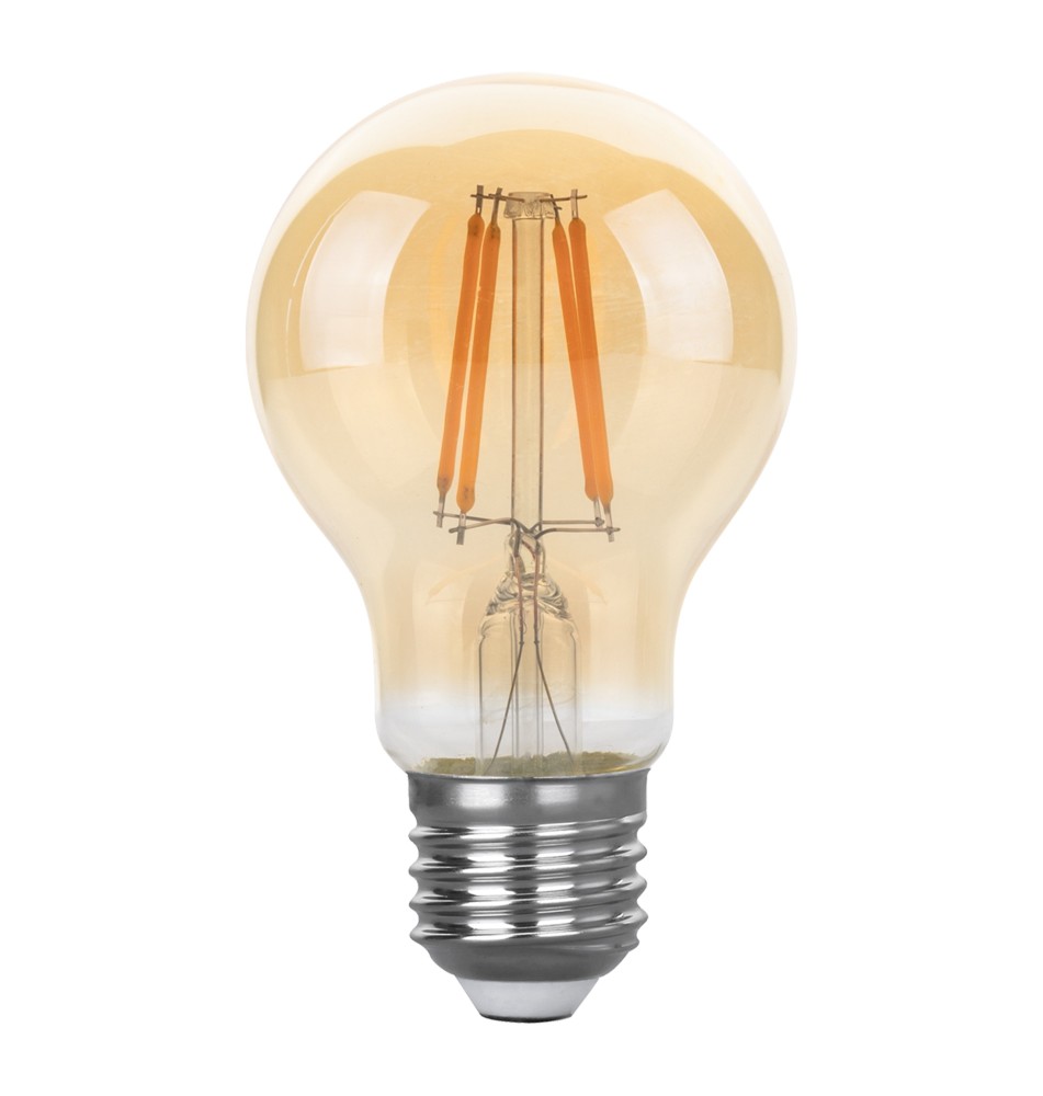 Żarówka LED E27 Filament 3-Dimm A60 2700K 6W Amber | LVT