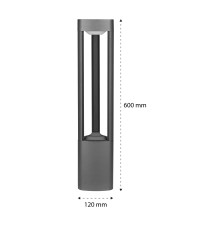 Lampa ogrodowa LED GX53 Mario 60cm stojąca | LVT