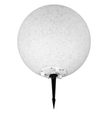 Lampa ogrodowa LED kula E27 40cm kamienna