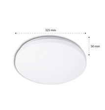 Plafon Led ERIK 18W 4000K czujnik mikrofalowy | LVT