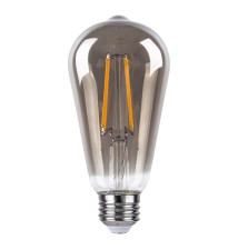 Żarówka LED E27 Filament ST64 2200K 10W dym | LVT