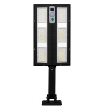 Lampa LED solarna Slim 210 LED czujnik PIR z pilotem