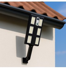Lampa LED solarna Slim 210 LED czujnik PIR z pilotem | LVT