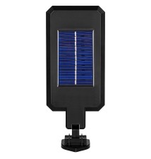 Lampa LED solarna Slim 54 LED czujnik PIR pilot