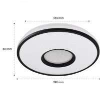 Santo 24W 390mm LED Ceiling Light 3000K-6500K Pilot IR | LVT