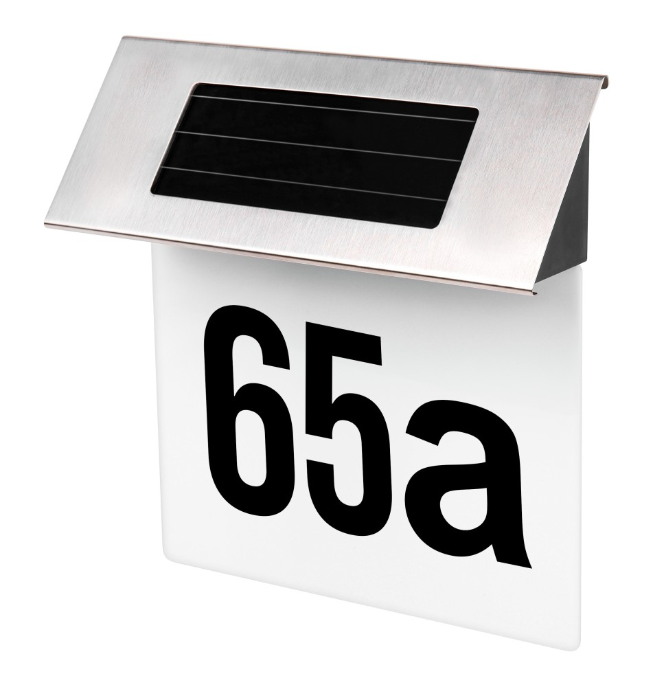 Lampa LED solarna IP44 numer domu | LVT