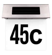 Lampa LED solarna IP44 numer domu