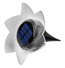 Lampa solarna LED wbijana ogrodowa kwiat