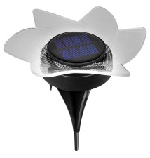 Lampa solarna LED wbijana ogrodowa kwiat