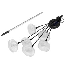 Lampa LED solarna wbijana kwiatki x6 LED 84cm | LVT