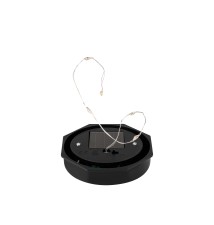 Lampa LED solarna wbijana kula 10cm gwiazdki