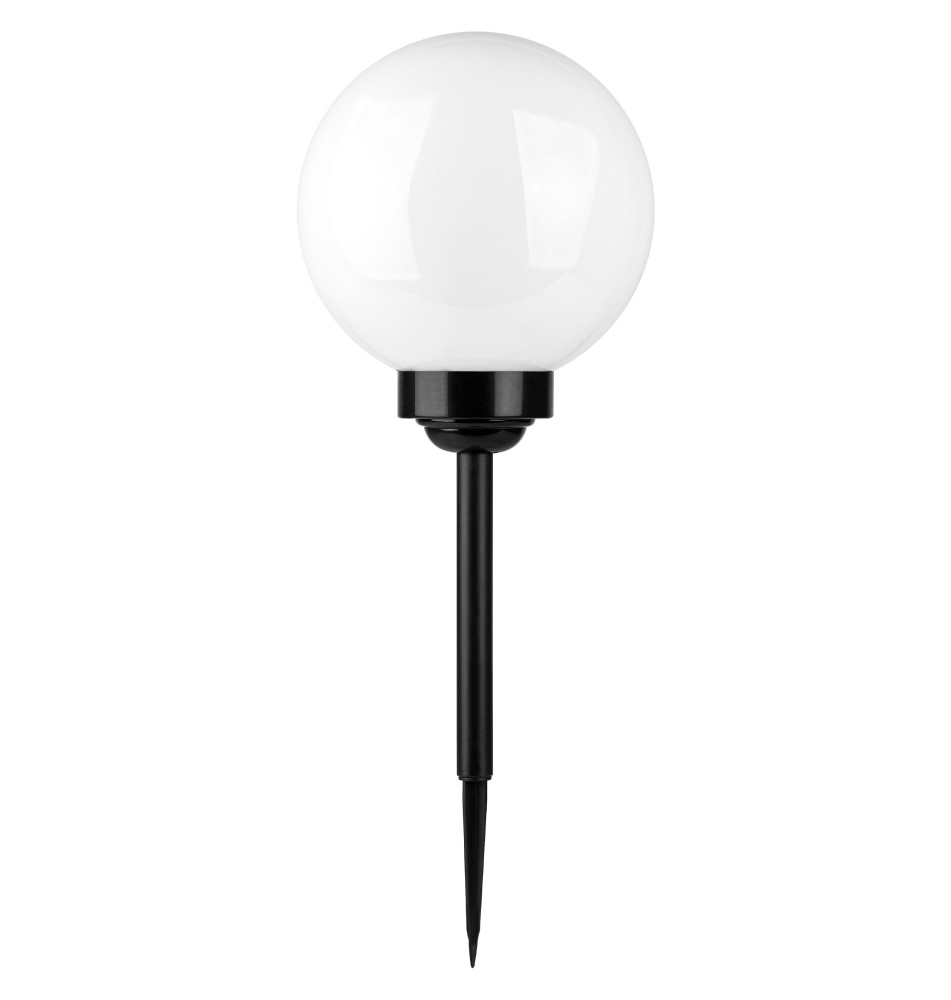 Lampa LED solarna wbijana kula ogrodowa 20cm | LVT