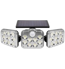 Naświetlacz LED solarny IP65 138SMD PIR pilot