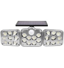 Naświetlacz LED solarny IP65 138SMD PIR pilot