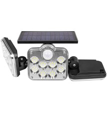 Naświetlacz LED solarny IP65 138SMD PIR pilot