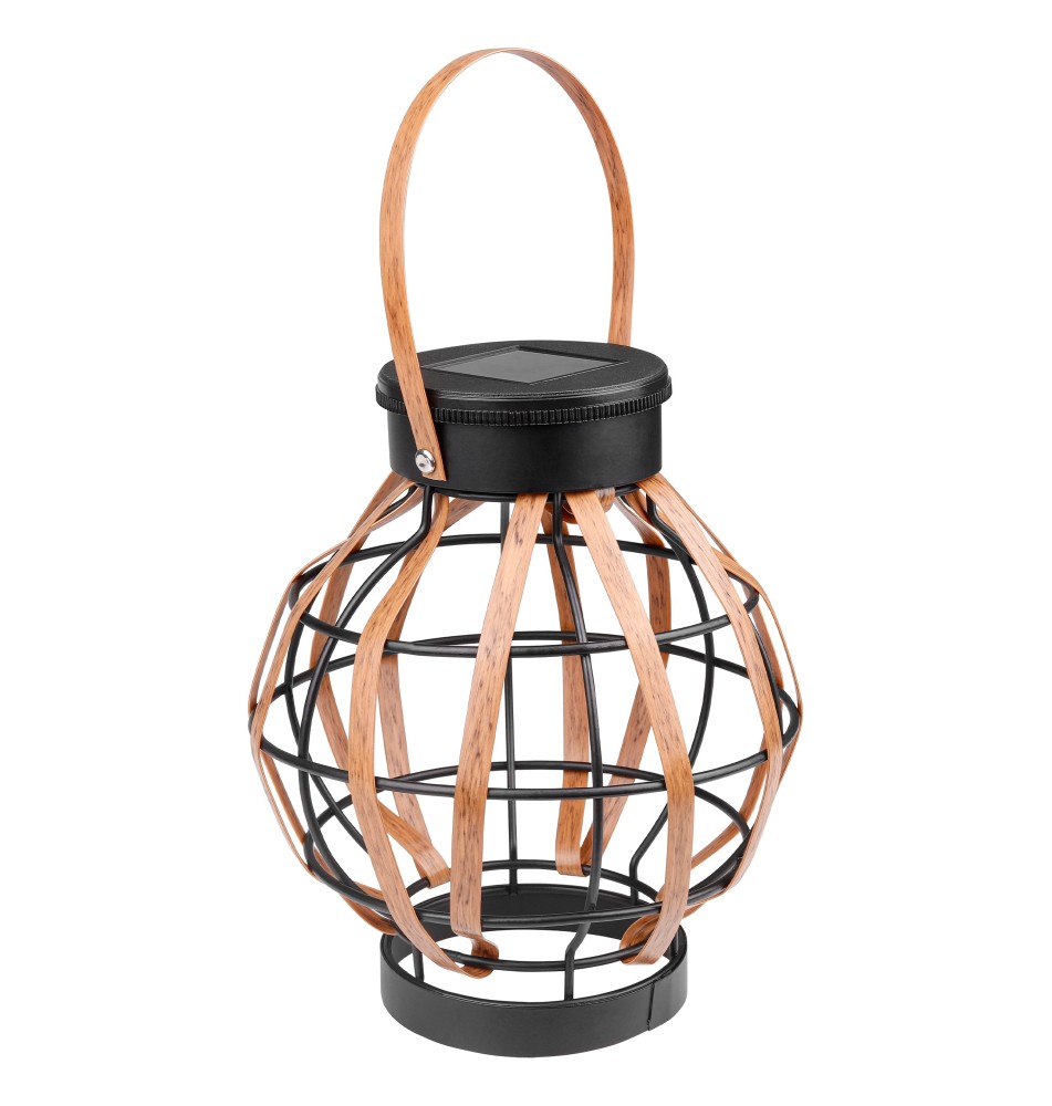 Lampa solarna LED ogrodowa koszyk | LVT
