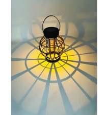 Lampa solarna LED ogrodowa koszyk