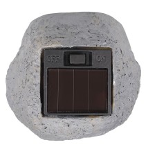 Lampa LED solarna kamień 8,5cm | LVT